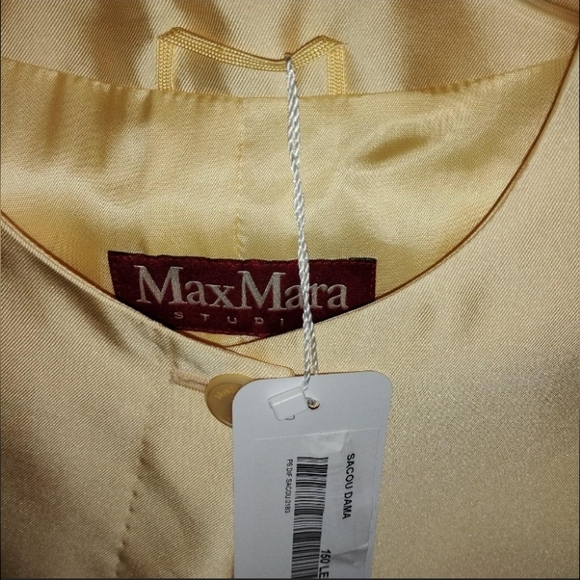 Max Mara Studio "Torre" Cropped Silk-Blend Jacket - NWT - Picture 2 of 6